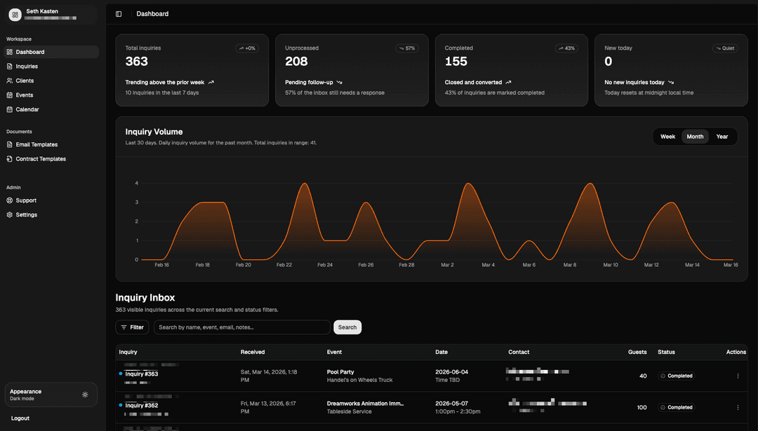 Catering Hub preview